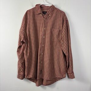 Vintage Abercrombie & Fitch Button Up Mens L Plaid Collared Y2K Preppy Classic